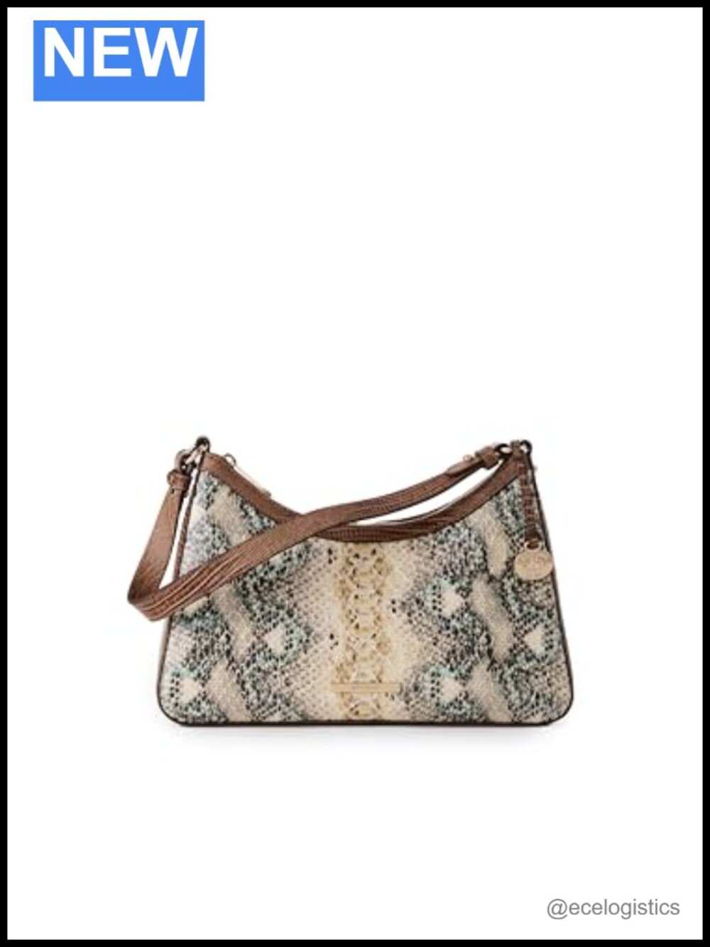 Luxury Leather Shoulder Bag with Organizer Pockets